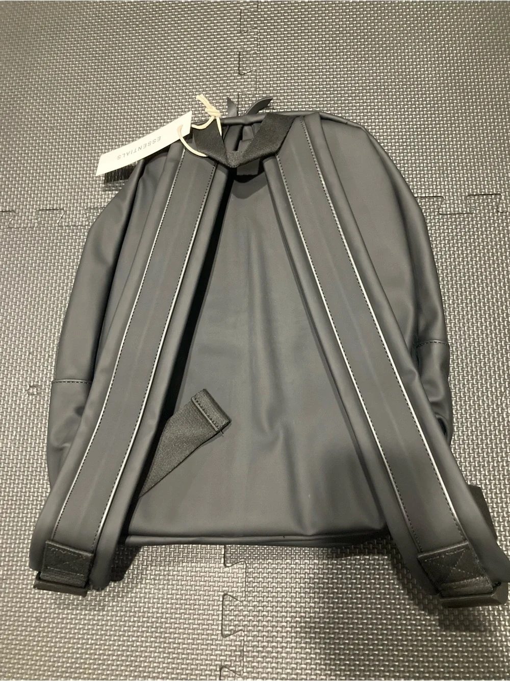 ESSENTIALS Black Backpack